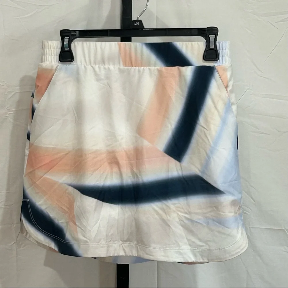 CALIA by Carrie Underwood Women's Skort in Blue and Cream NWT